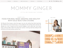 Tablet Screenshot of mommyginger.com